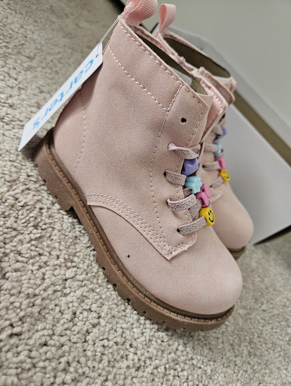 New In Box Carter's Beatris Toddler Girls Casual Ankle Boots Size 10 - Picture 9 of 14